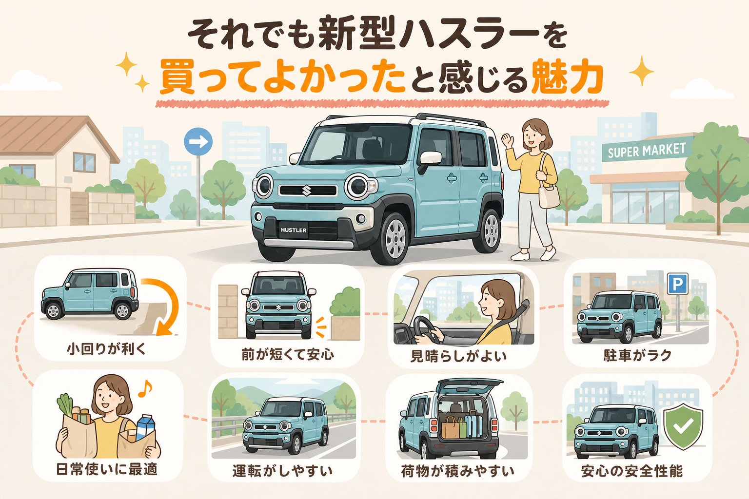 それでも新型ハスラーを買ってよかったと感じる魅力