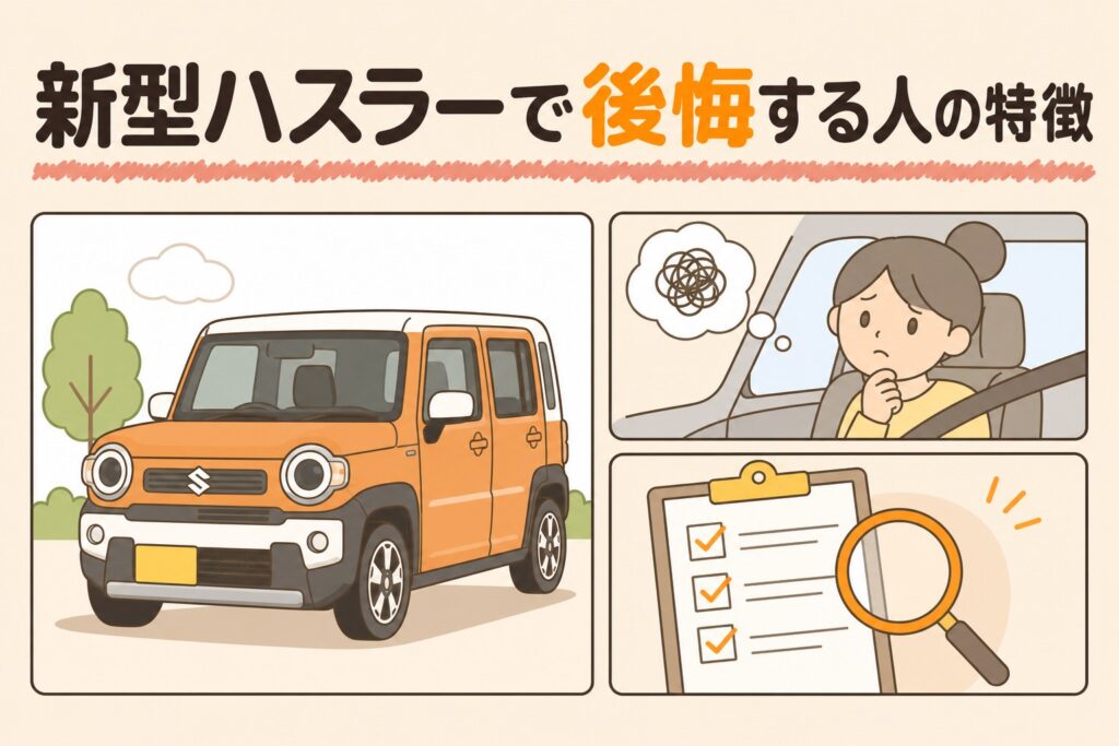 新型ハスラーで買って後悔する人の特徴と後悔しない選び方