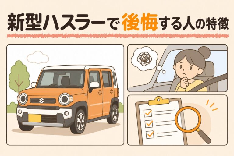 新型ハスラーで買って後悔する人の特徴と後悔しない選び方